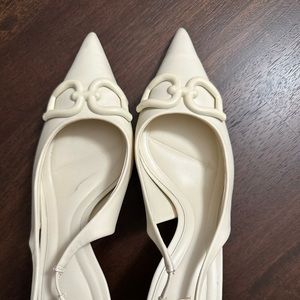 Zara Buckle Slingbacks